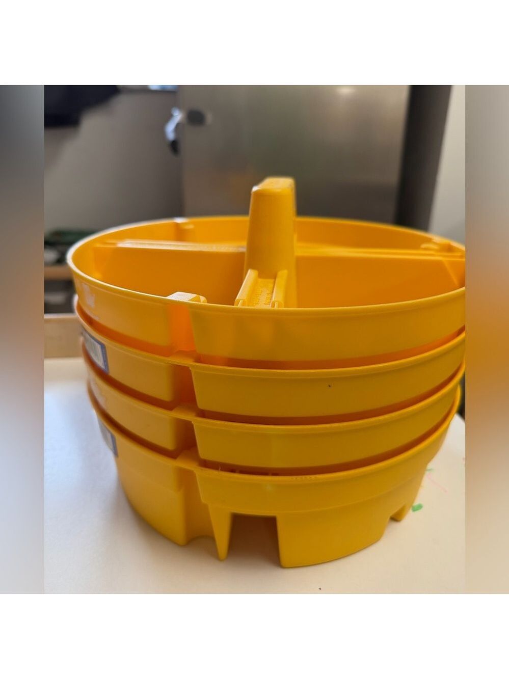 Bucket Boss 5 Gallon Bucket Organizer 4 Compartment - 4 Pack